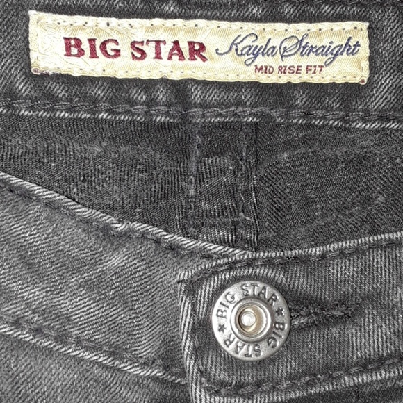 Big Star Kayla Straight Mid Rise Fit Women's Jeans - Picture 6 of 8